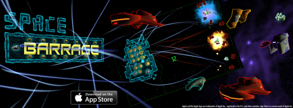 Space Barrage Title
