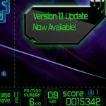 Screenshot from the game showing new features